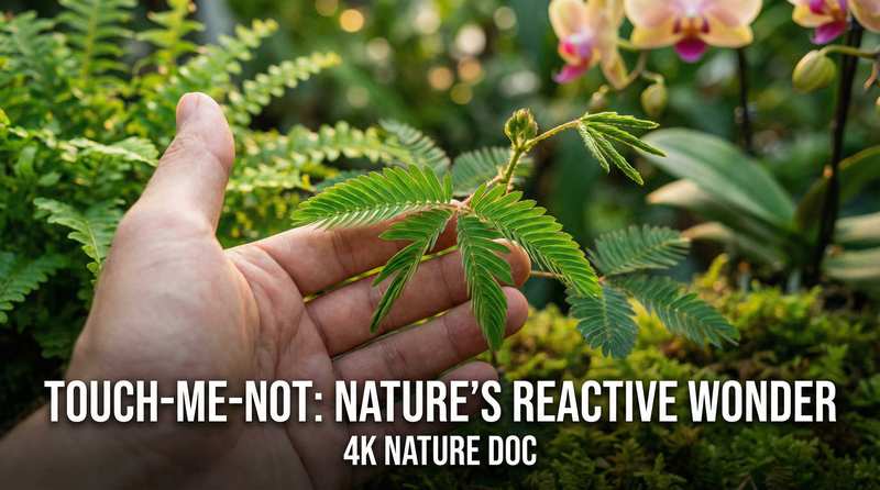 海角网植物视频-含羞草触碰反应视频